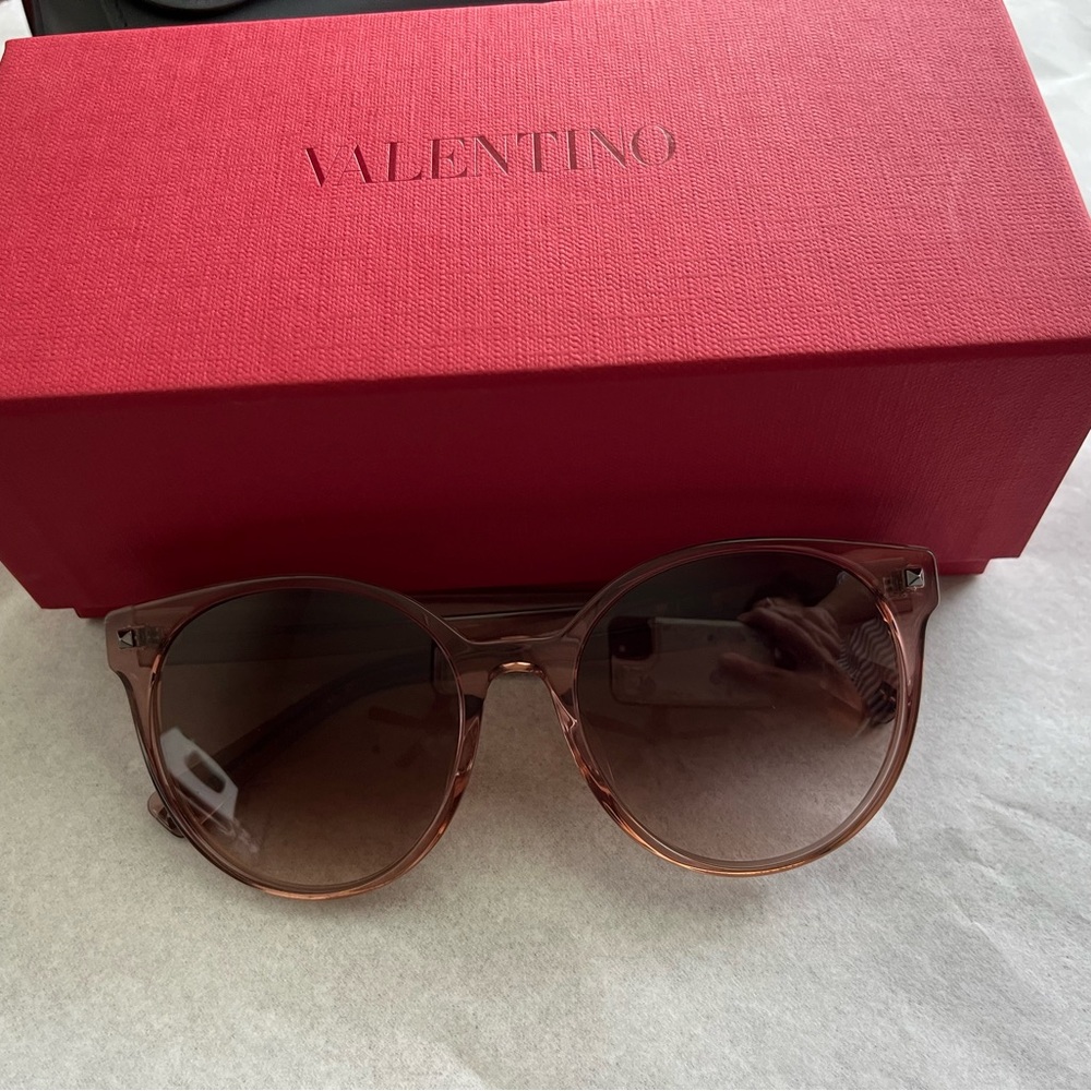 Valentino 56mm Pink Sunglasses - Picture 6 of 6